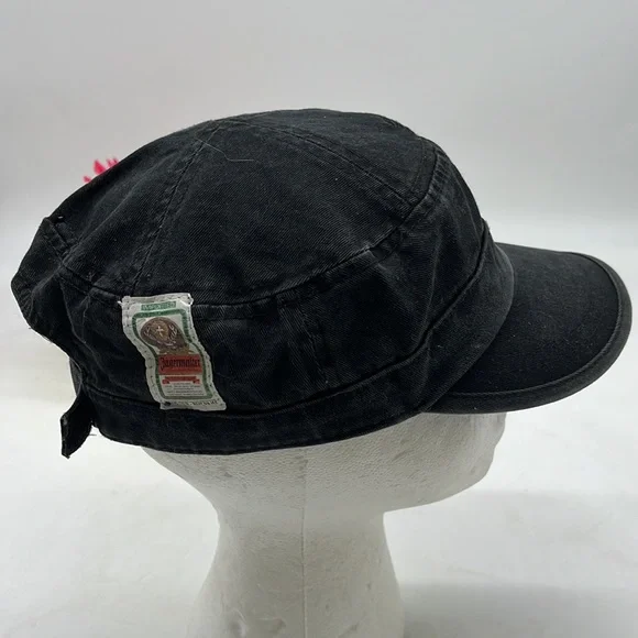 Jaegermeister Black Vintage Baseball Hat Black Adjustable HT3432 - Picture 4 of 6